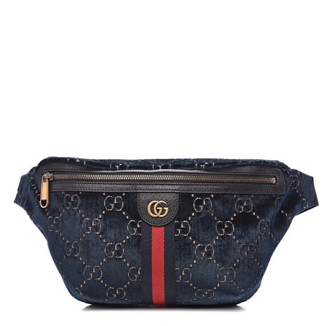 gucci blue gg velvet belt bag|gg bags.